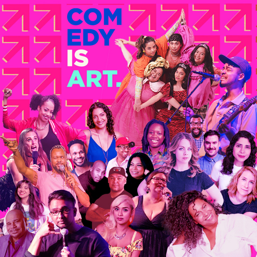 Comedy is Art show poster