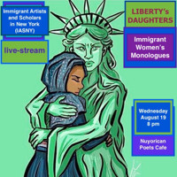 LIBERTY's DAUGHTERS - Immigrant Women's Monologus show poster