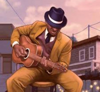 August Wilson's Seven Guitars show poster