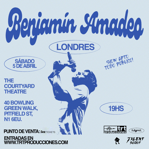 Benjamín Amadeo show poster