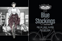 Blue Stockings show poster