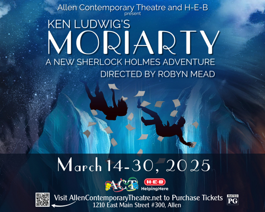 Ken Ludwig's Moriarty show poster