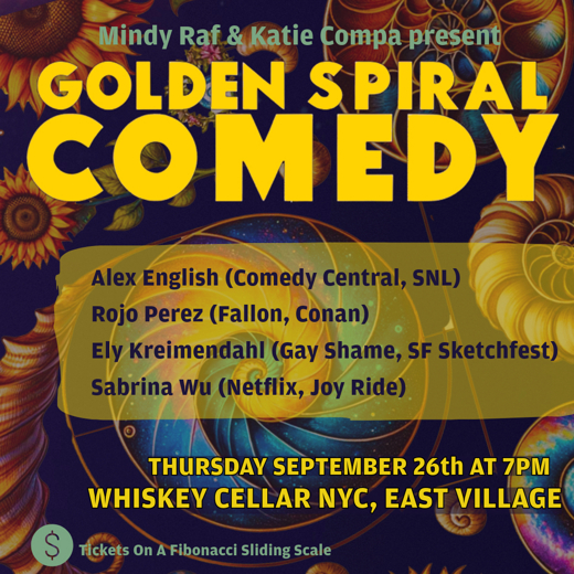 Golden Spiral Comedy show poster