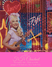 FiFi Chachnil ~ minibiglovetour show poster