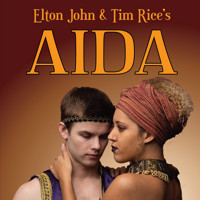 Elton John & Time Rice's AIDA show poster