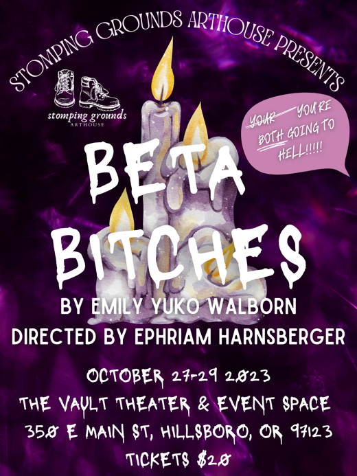 Beta Bitches show poster