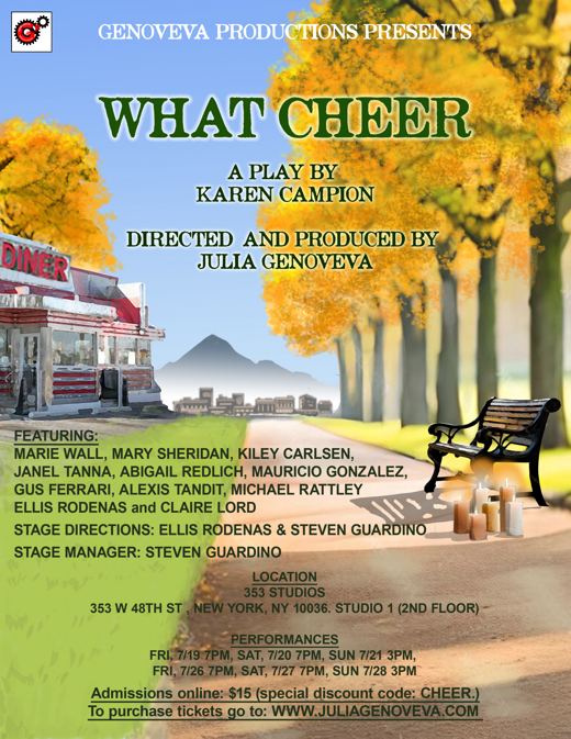 What Cheer by Karen Campion show poster