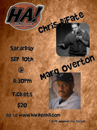 HA! Comedy presents: Marq Overton & Chris DiFate show poster