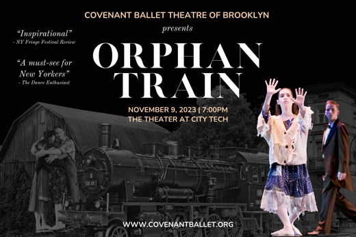 Orphan Train show poster