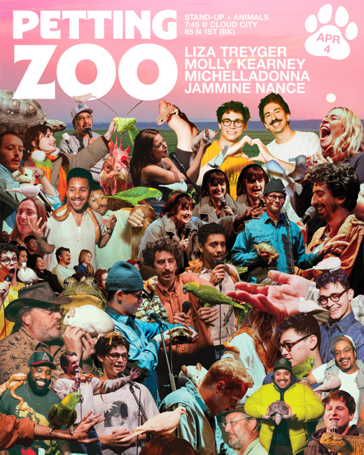 Petting Zoo: Live Comedy, Live Animals in Brooklyn