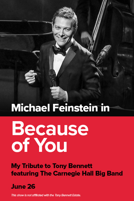 Michael Feinstein show poster