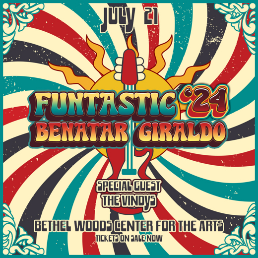 Pat Benatar & Neil Giraldo show poster