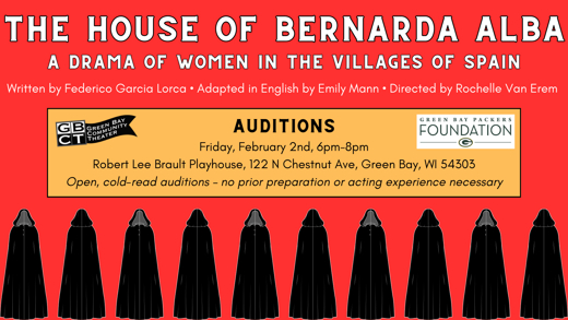 The House of Bernarda Alba Staged Reading show poster