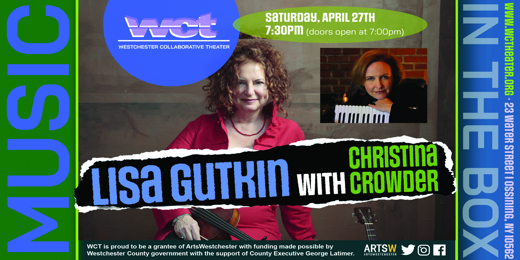 Grammy Award-Winning Violinist, Singer, Actor, and Composer Lisa Gutkin Brings Her Eclectic Music Mix To Westchester Collaborative Theater show poster