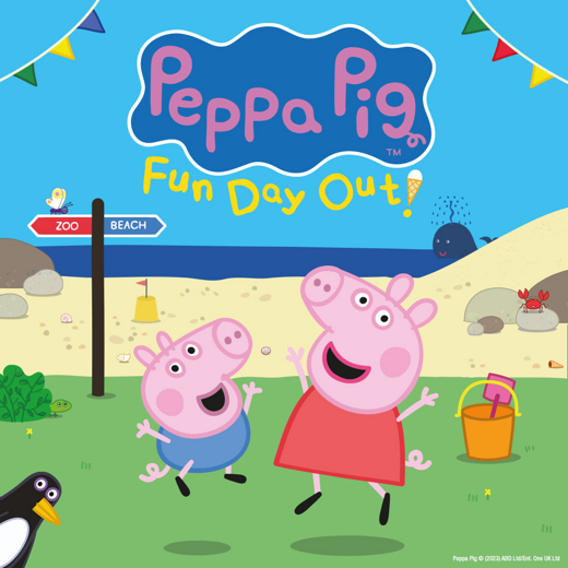 Peppa Pig; fun Day Out show poster