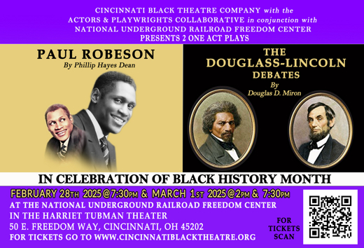 Paul Robeson & The Douglass-Lincoln Debates  in Dayton