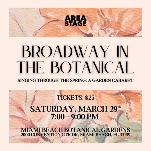 Broadway in the Botanical: A Garden Cabaret show poster