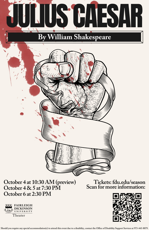 Julius Caesar show poster