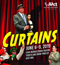 Curtains show poster