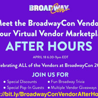 BroadwayCons virtual Vendor Marketplace AFTER HOURS show poster