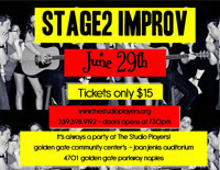 Stage2 Improv show poster