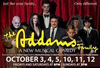 THE ADDAMS FAMILY The Musical show poster