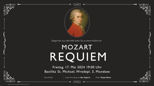 Come and Sing Mozart's Requiem Tour show poster