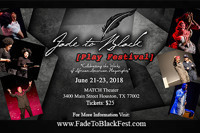 Fade To Black Play Festival show poster