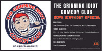 GRINNING IDIOT COMEDY CLUB FOUNDER 50TH BIRTHDAY SPECIAL