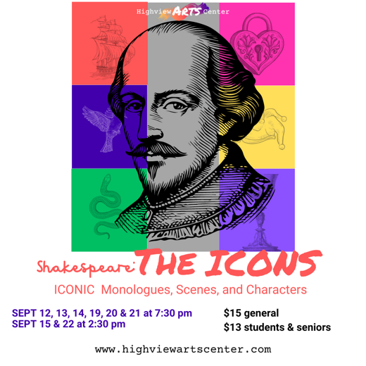 Shakespeare: The ICONS show poster