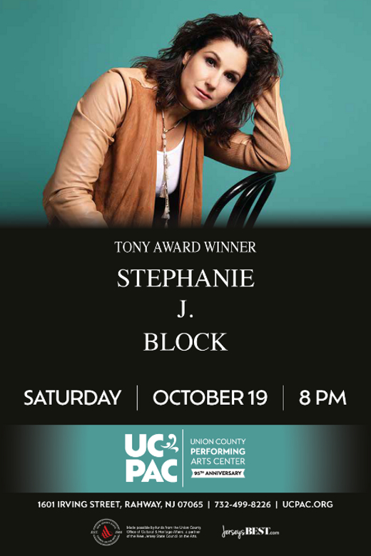 Tony Award Winner Stephanie J. Block show poster