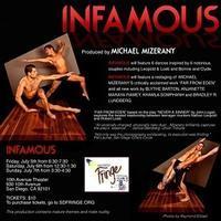 INFAMOUS presented by Michael Mizerany at San Diego Fringe Festival