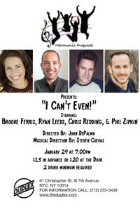 Harmonic Proposal: I Can't Even! show poster