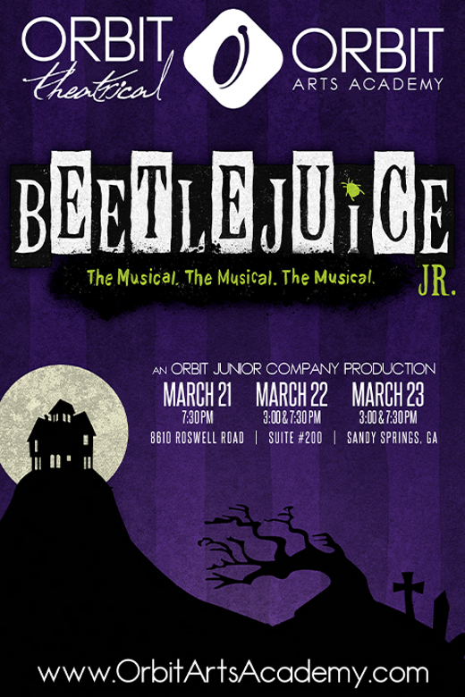 Beetlejuice JR. show poster