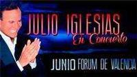 Julio Iglesias In Concert - Valencia show poster