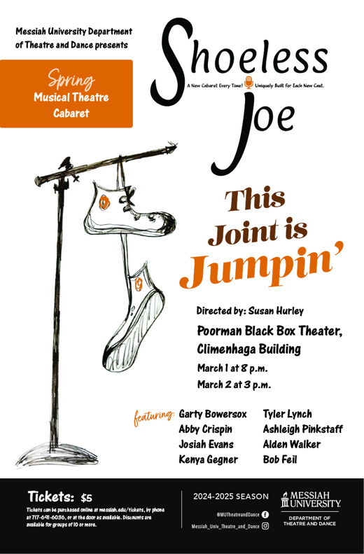 Shoeless Joe: Musical theatre cabaret in Central Pennsylvania