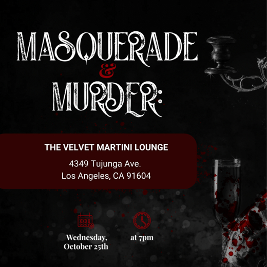 Masquerade & Murder: An Immersive Experience show poster