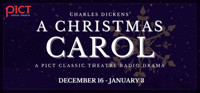 Charles Dickens' A Christmas Carol show poster