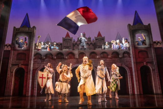 Monty Python's Spamalot show poster
