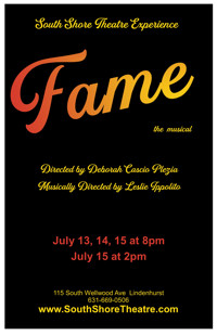 FAME the Musical show poster