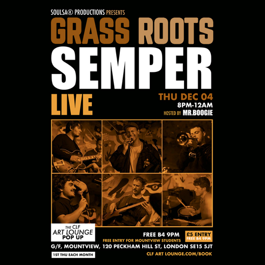 Grass Roots with Semper (Live) + Mr.Boogie/Soulsa