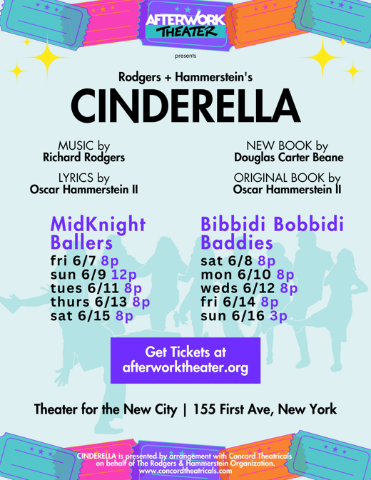 Rodgers and Hammerstein’s Cinderella show poster