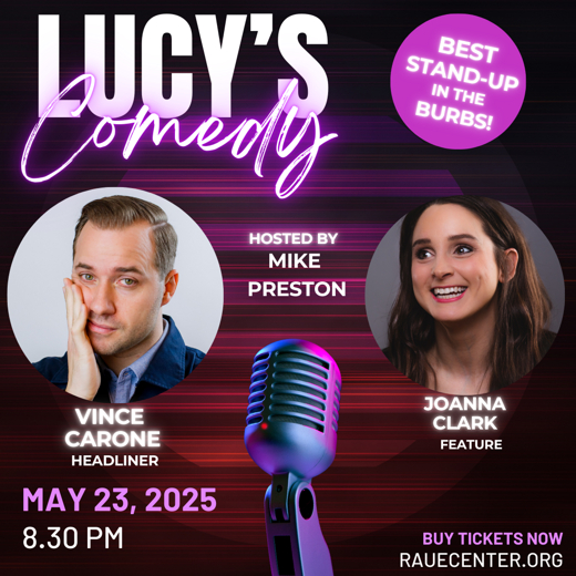 Lucy's Comedy show poster