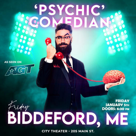 'Psychic' and Comedian, Peter Antoniou show poster