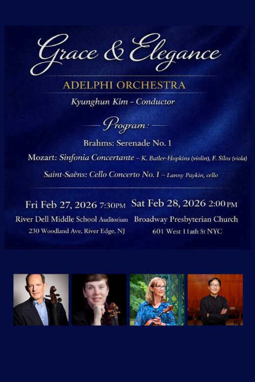 Adelphi Orchestra - Grace & Elegance show poster