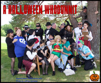 A Halloween WhoDunnit show poster