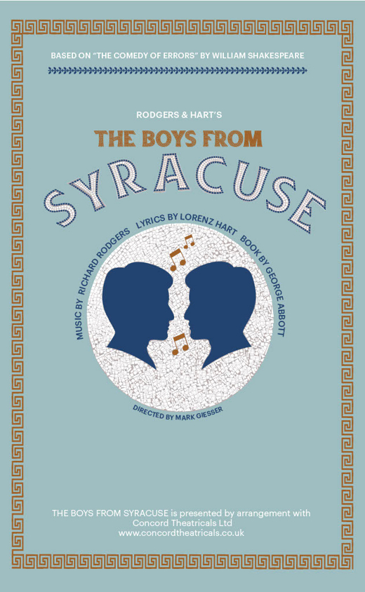 The Boys From Syracuse show poster