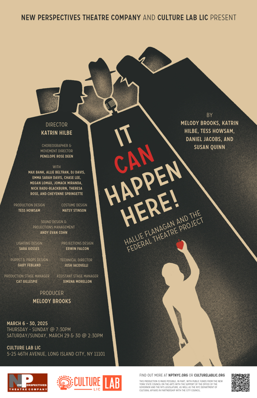 It CAN Happen Here! - Hallie Flanagan and the Federal Theatre Project in Off-Off-Broadway