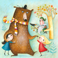 Snow White, Rose Red and Bear Brown show poster