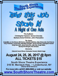 South Shore Theatre Experiene presents Annual One Act Festival